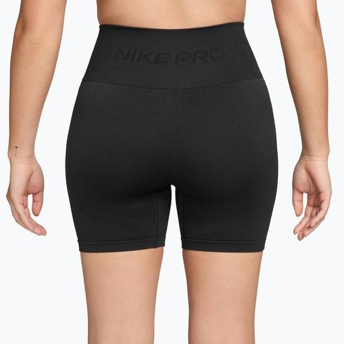 Spodenki damskie Nike Pro Seamless High-Waisted Biker 5" black