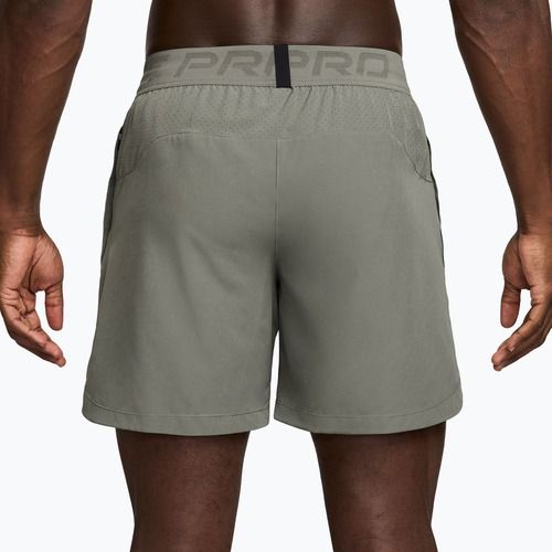 Spodenki męskie Nike Pro Training Dri-Fit 6" light army/light liquid lime