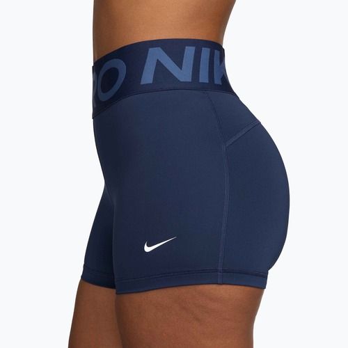 Spodenki damskie Nike Pro Sculpt High Waisted 3" Biker midnight navy/white