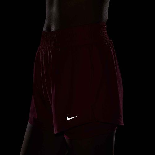 Spodenki damskie Nike One Dri-Fit High-Waisted 3" 2In1 rush pink
