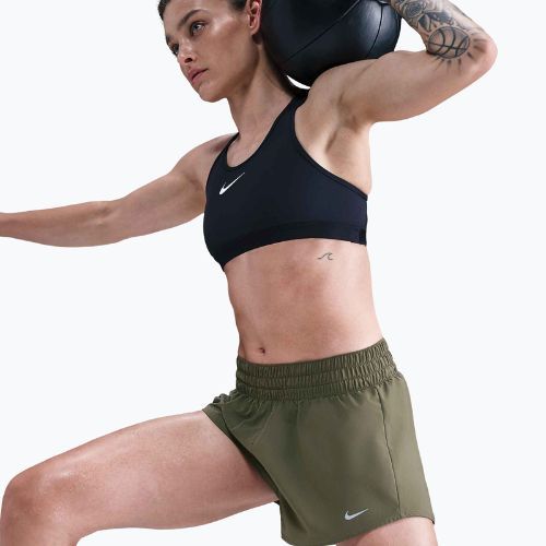 Spodenki damskie Nike One Dri-Fit 3" medium olive