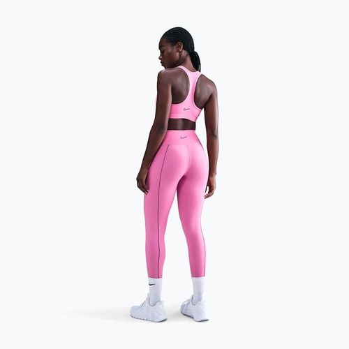 Legginsy damskie Nike One High-Waisted playful pink