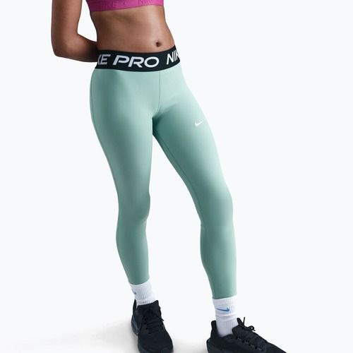 Legginsy dziecięce Nike Pro Mid-Rise cannon/black/white