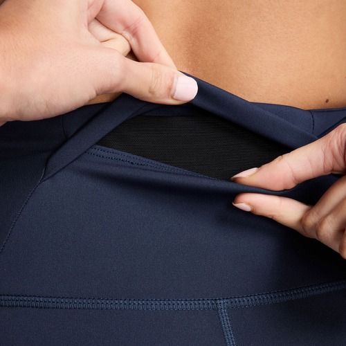 Legginsy do biegania damskie Nike Tempo High-Waisted 7/8 midnight navy