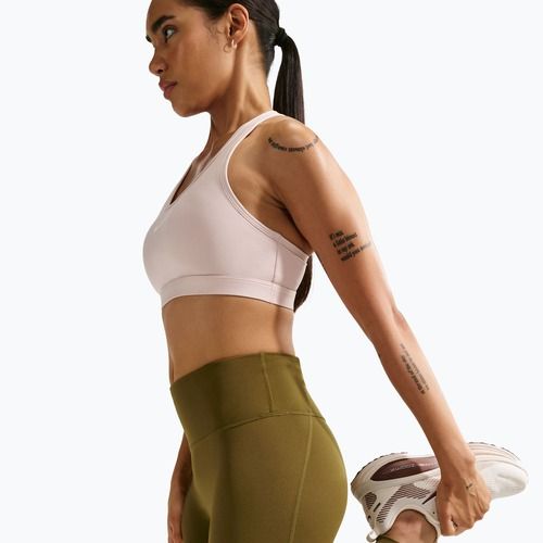 Legginsy do biegania damskie Nike Tempo High-Waisted 7/8 olive flak