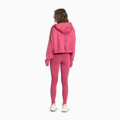 Legginsy treningowe damskie Nike Pro High-Waisted sweet beet/white
