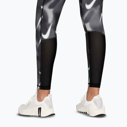 Legginsy treningowe damskie Nike Pro Mid-Rise 7/8 black/white/white