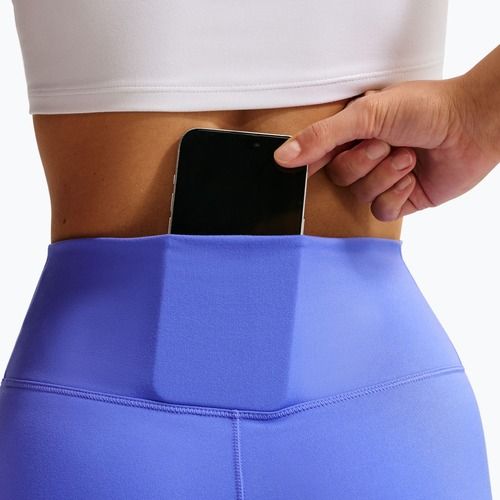 Legginsy damskie Nike One Seamless Front High-Waisted sapphire/white