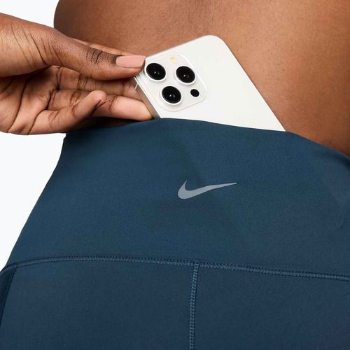 Legginsy damskie Nike One Wrap High-Waist 7/8 armory navy