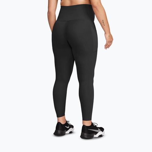 Legginsy treningowe damskie Nike One Maternity High-Waisted 7/8 black/white