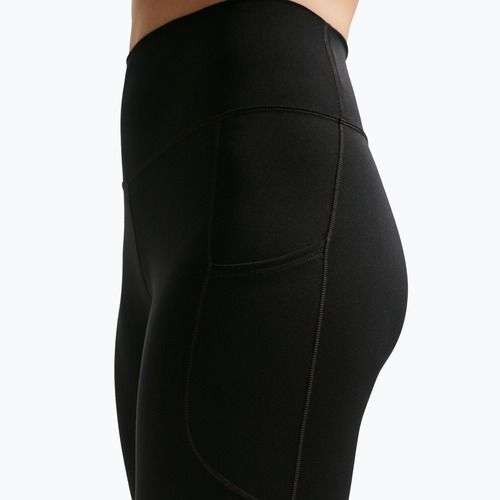 Legginsy treningowe damskie Nike One High-Waisted 7/8 black/white