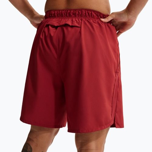 Spodenki męskie Nike Challenger Dri-Fit Brief-Lined 7" team crimson/light crimson