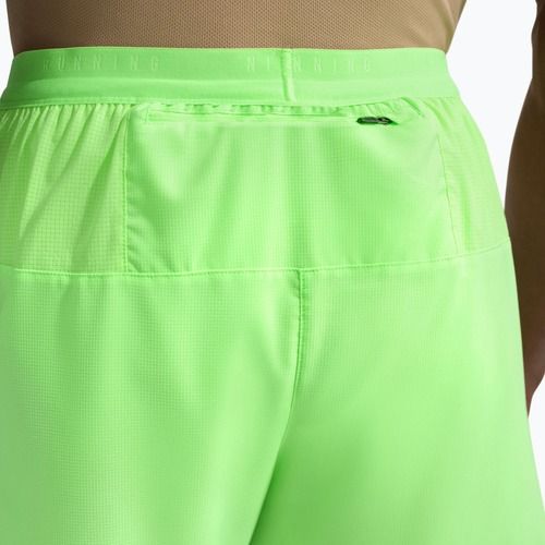 Spodenki do biegania męskie Nike Stride Dri-Fit Brief-Lined 7" lime blast