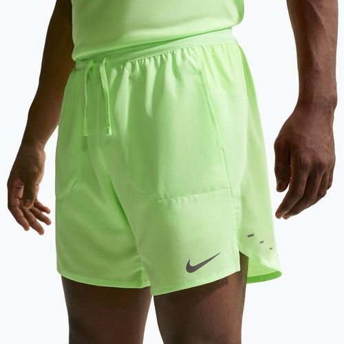 Spodenki do biegania męskie Nike Stride Dri-Fit 2in1 7" lime blast