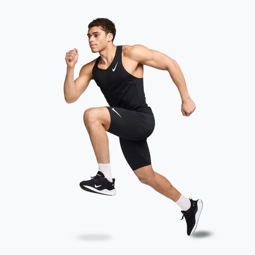 Spodenki do biegania męskie Nike AeroSwift Dri-Fit ADV 1/2 Tights black/summit white