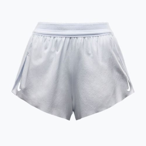 Spodenki do biegania damskie Nike AeroSwift Dri-Fit ADV Mid-Rise 3" white/black