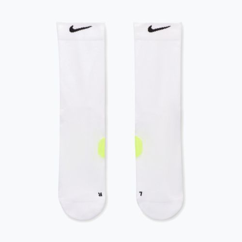 Skarpety Nike Running Midweight Crew white/volt/black