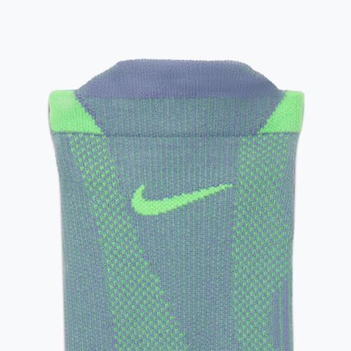 Skarpety Nike Running Lightweight No-Show Iron purple/voltage green/voltage green
