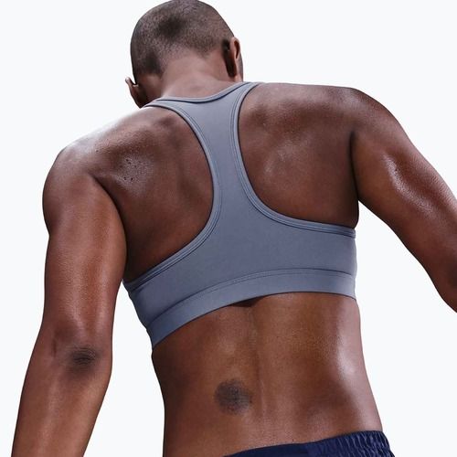 Biustonosz treningowy Nike Swoosh Medium Support world indigo/white