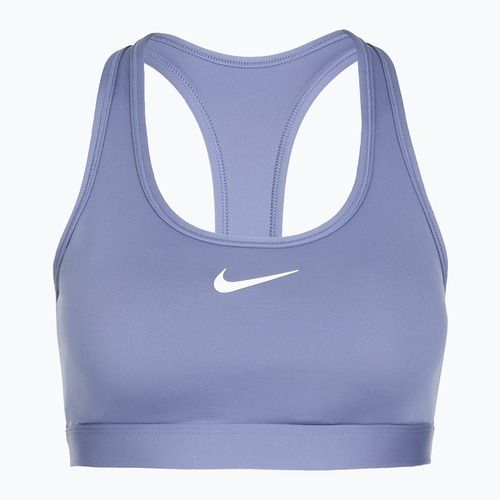 Biustonosz treningowy Nike Swoosh Medium Support world indigo/white