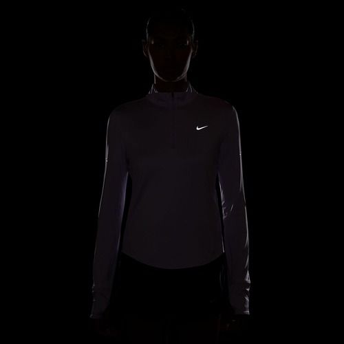 Longsleeve do biegania damski Nike Swift Dri-Fit UV 1/4-Zip violet mist