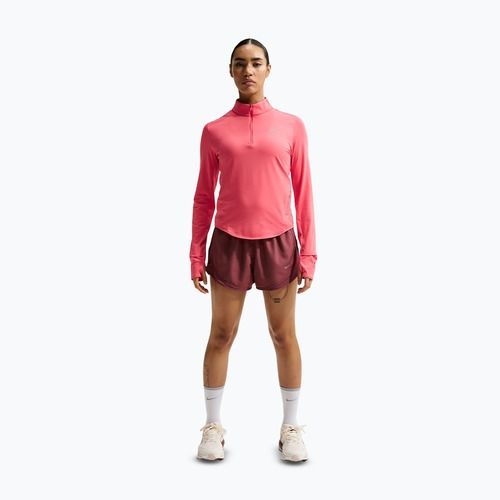 Longsleeve do biegania damski Nike Swift Dri-Fit UV 1/4-Zip sea coral