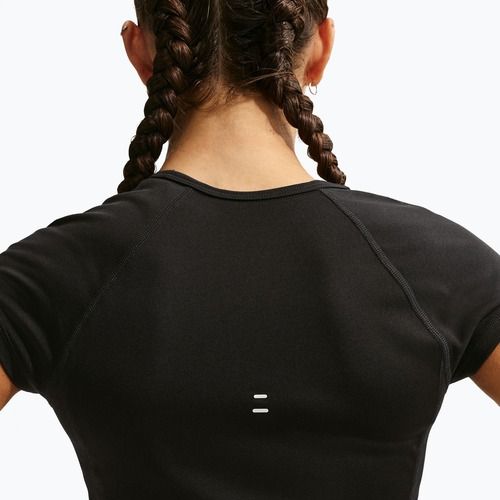 Koszulka do biegania damska Nike Swoosh Run Dri-Fit black/white/white