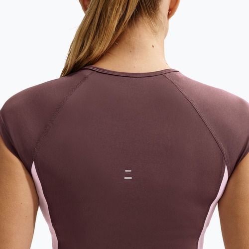 Koszulka do biegania damska Nike Swoosh Run Dri-Fit tattoo/pink foam/white