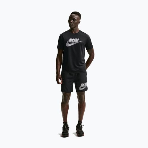 Koszulka do biegania męska Nike Miler Dri-Fit UV black/white