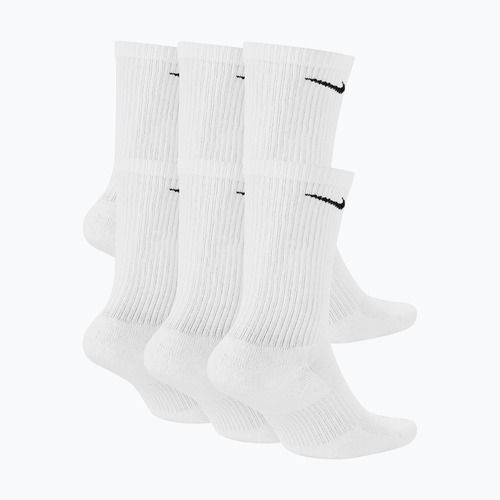 Skarpety męskie Nike Everyday Plus Cushioned Crew 6 par white/black