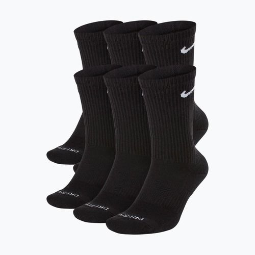 Skarpety męskie Nike Everyday Plus Cushioned Crew 6 par black/white