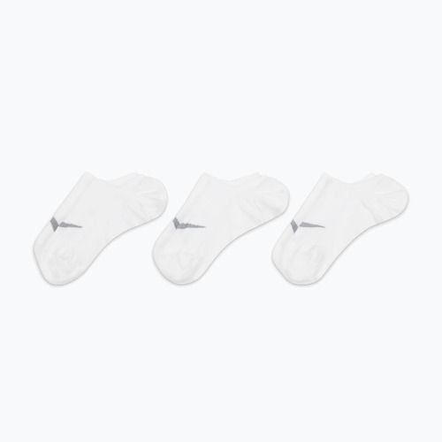 Skarpety damskie Nike Everyday Plus Lightweight Footie 3 pary white/wolf-grey