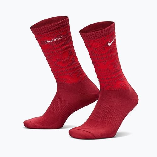 Skarpety Nike Everyday Plus Cushioned Crew team crimson/metallic silver