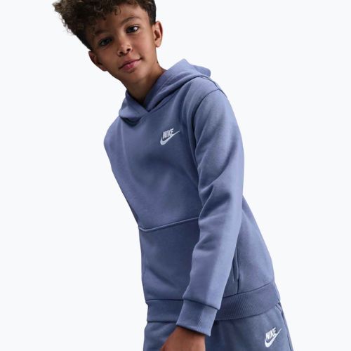 Bluza dziecięca Nike Sportswear Club Fleece world indigo/white