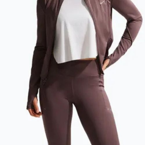 Bluza do biegania damska Nike Swift Dri-Fit Full Zip Mid-Layer tattoo