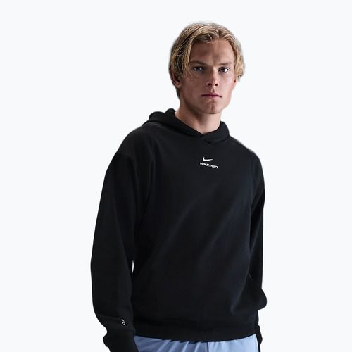 Bluza treningowa męska Nike Pro Dri-Fit Mid Layer Hoodie black/white