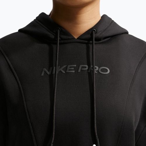 Bluza treningowa damska Nike Pro Therma-Fit Hoodie black/white