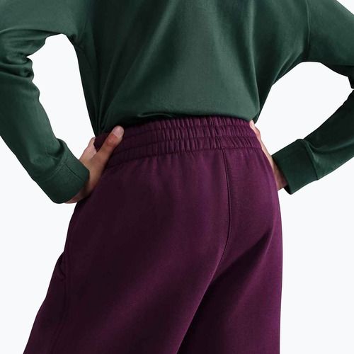 Spodnie dziecięce Nike Sportswear Club Fleece bordeaux/bordeaux/white