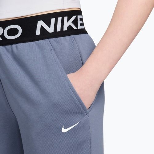 Spodnie dziecięce Nike Pro Fleece Dri-Fit world indigo/world indigo/black/white