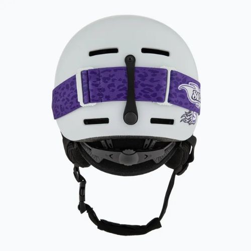 Kask narciarski dziecięcy Salomon Player Combo + Gogle XV Jr ice flow/ice flow mid blue