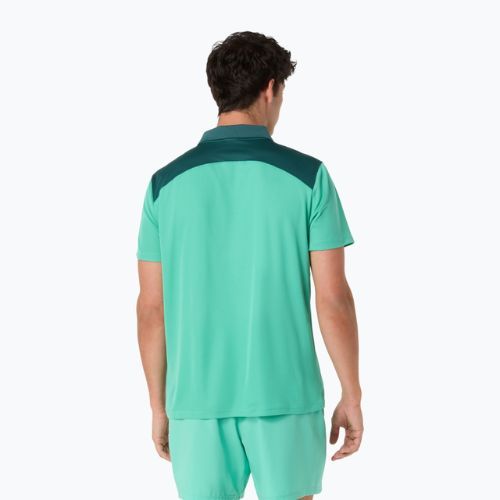 Koszulka polo męska ASICS Court Polo aurora green