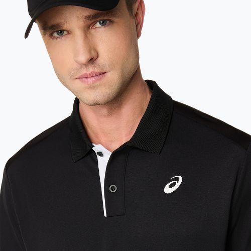 Koszulka polo męska ASICS Court Polo performance black
