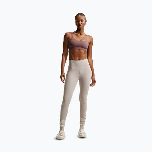 Biustonosz treningowy Nike Zenvy Strappy Light-Support tottoo/white