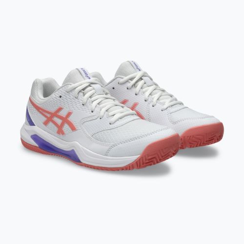 Buty do padla damskie ASICS Gel-Dedicate 8 Padel W white/guava