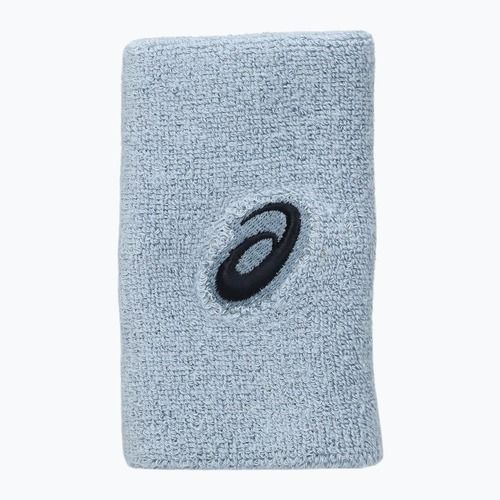 Frotki na nadgarstki ASICS Wrist Band Long 2 szt. grey/blue