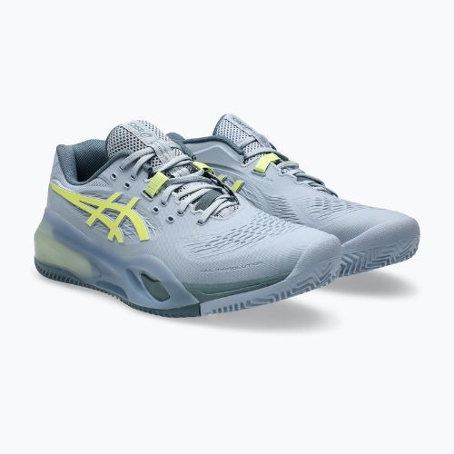 Buty do tenisa męskie ASICS Gel-Resolution X Clay grey blue/pistachio