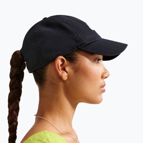 Czapka z daszkiem Nike Club Unstructured Futura Wash black/mean green