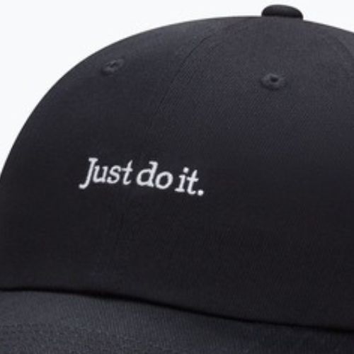 Czapka z daszkiem Nike Club Unstructured JDI black/white