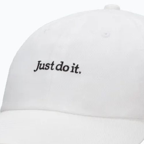 Czapka z daszkiem Nike Club Unstructured JDI white/black