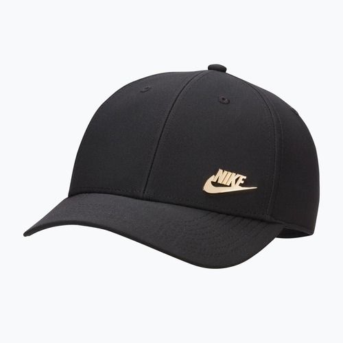 Czapka z daszkiem Nike Dri-Fit Club black/metallic gold